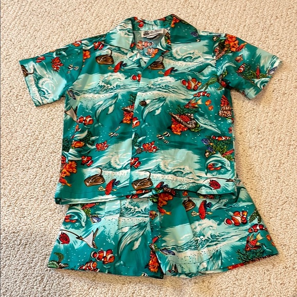 Blue and Red Matching Pajama Sets for Cozy Nights - Picture 1 of 4